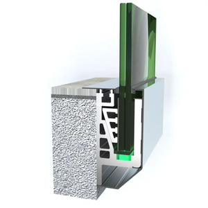 TP800 EXTERNAL ALL GLASS U-CHANNEL RAILING SYSTEM