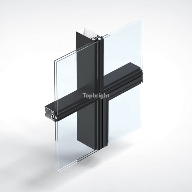 Thermal Break All-Glass Curtain Wall System TB120