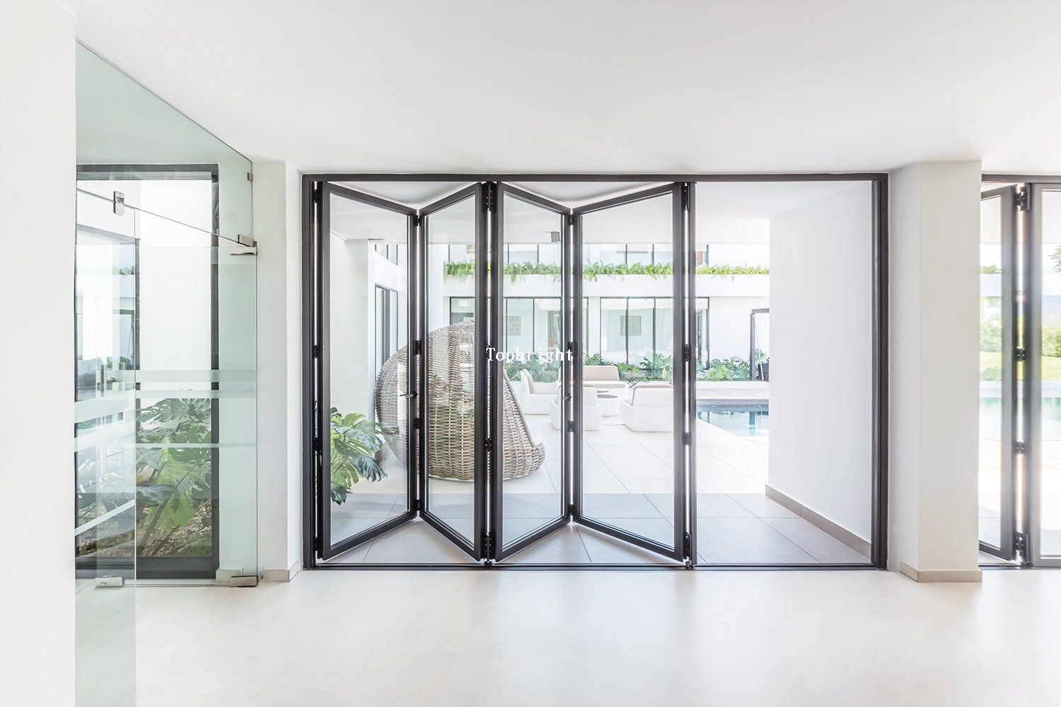  Patio Accordion Exterior Bifold DoorsTPF-019
