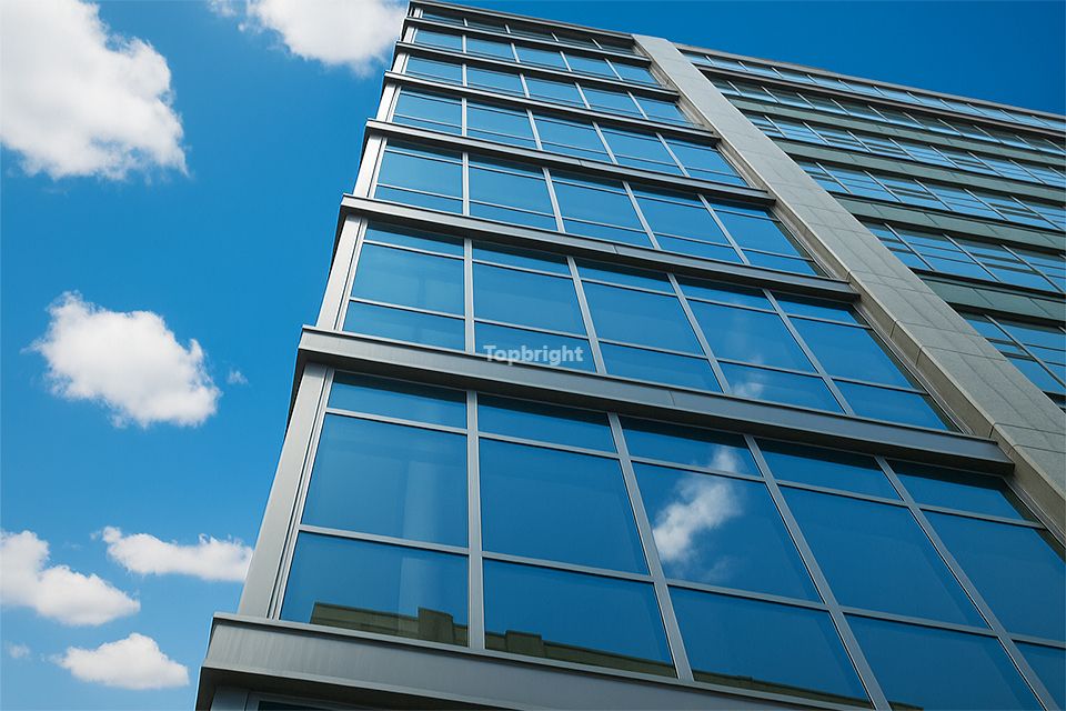 window wall high rise commercial building
