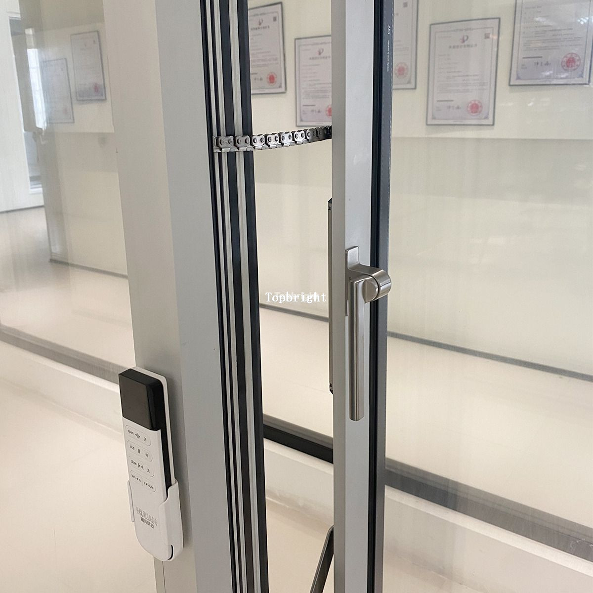 Solar-Powered Electric Casement Window 