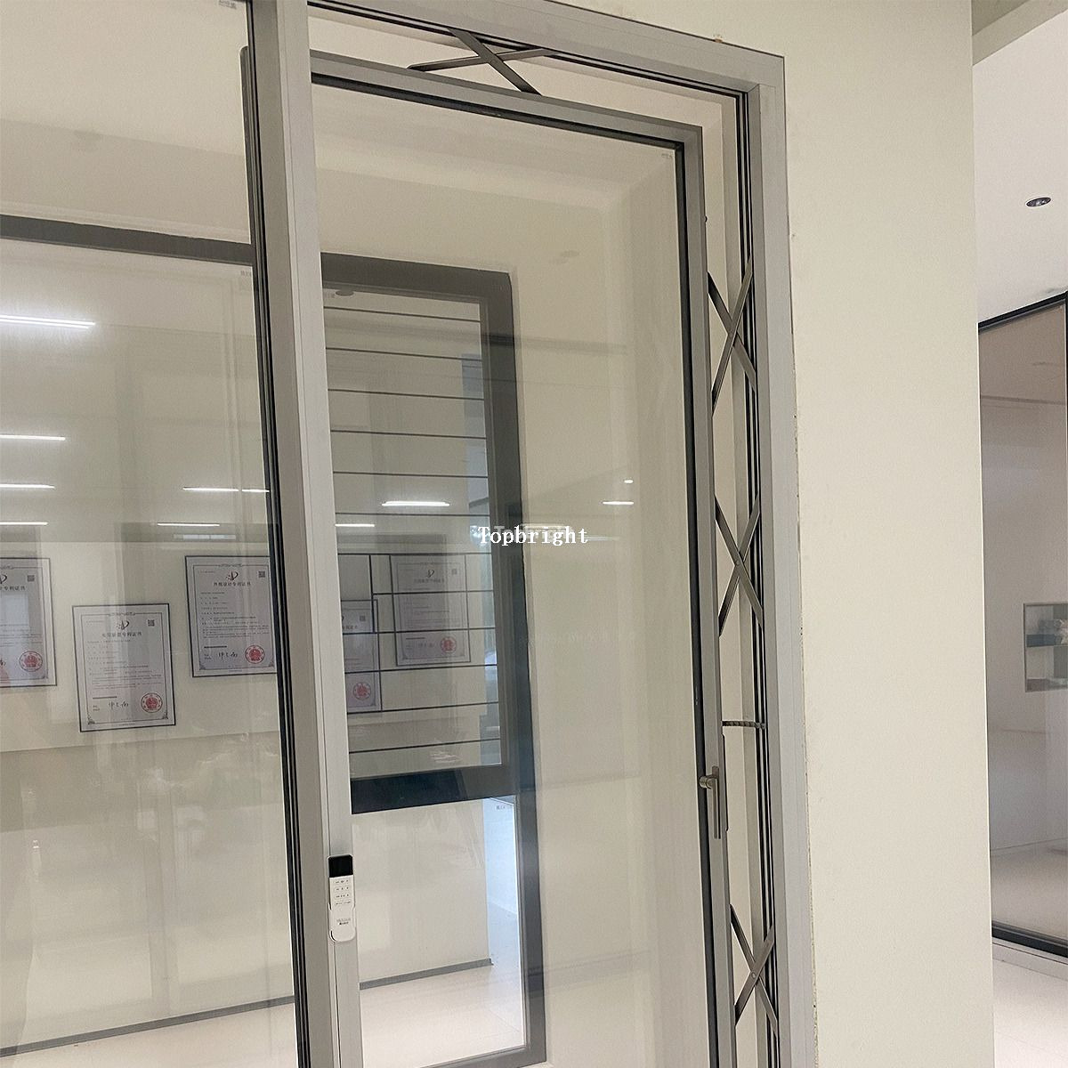 Solar-Powered Electric Casement Window 