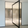 Aluminum Framed Glass Pivot Door with Auto-Open