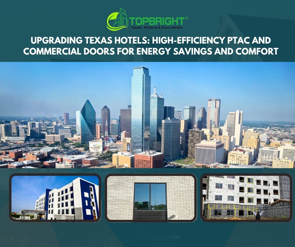 Upgrading Texas Hotels: High-Efficiency PTAC And Commercial Doors for Energy Savings And Comfort