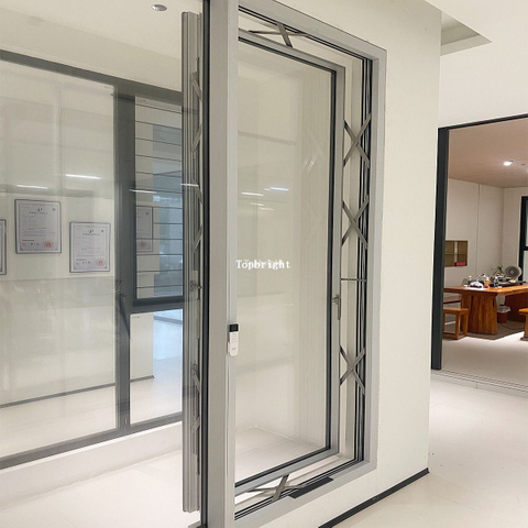 Solar-Powered Electric Casement Window 