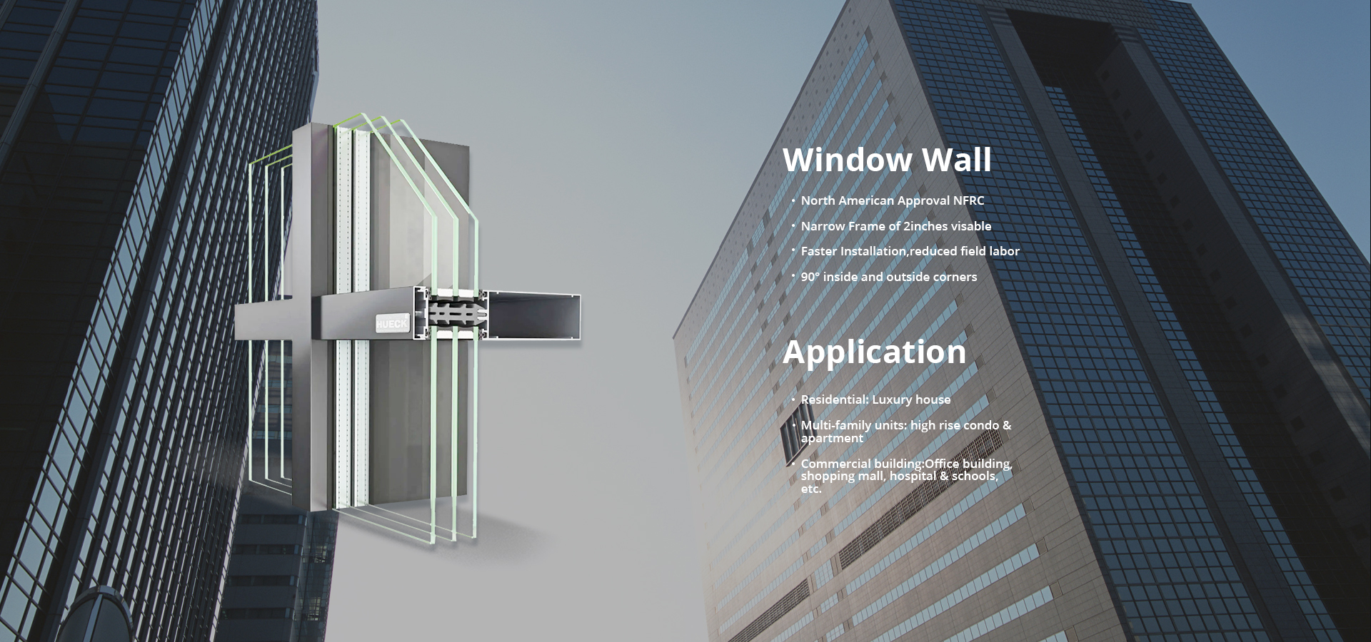 Frame Aluminum Residential Sliding Door