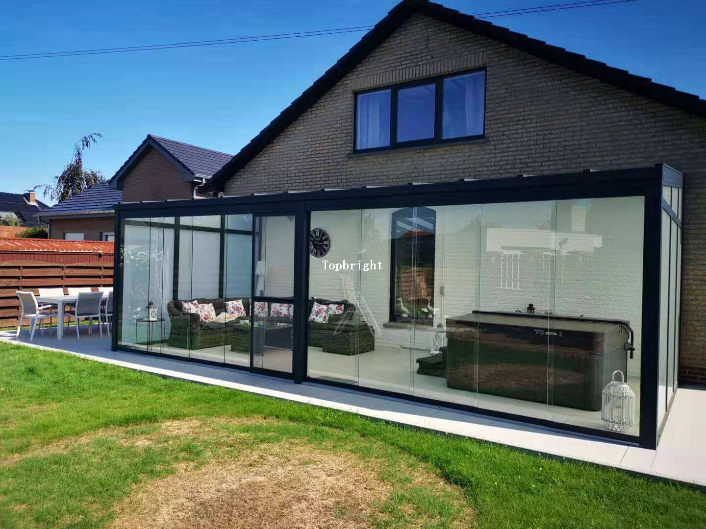 Aluminum Glass Sunrooms Solarium Leisure Room TP-SR-010