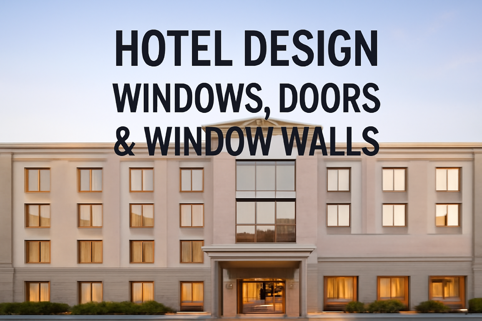 Hotel Design Windows, Doors & Window Walls in Budget Hotels.png