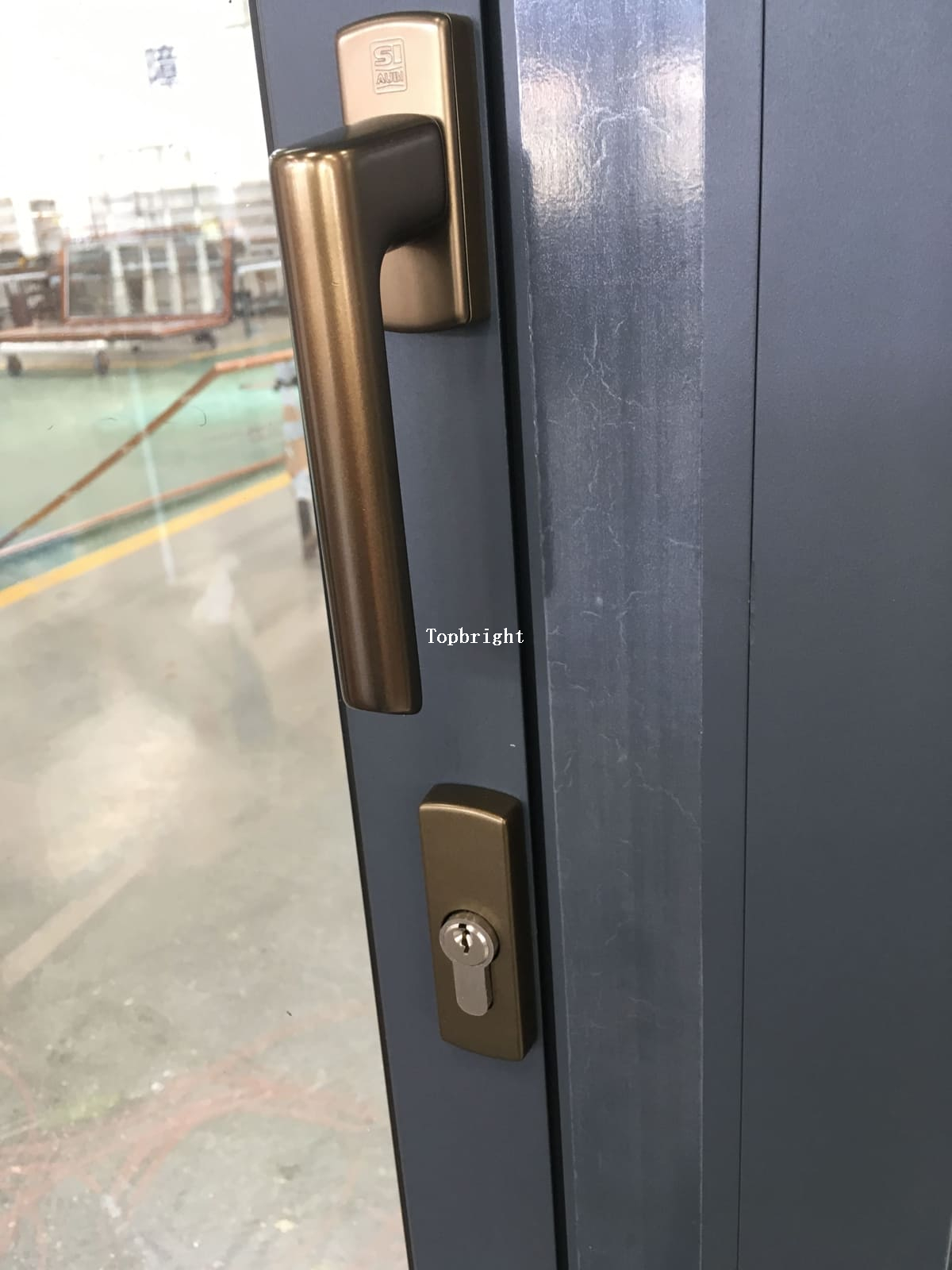 Aluminum Glass Casement Double Panel Swing DoorTP-D-CM004