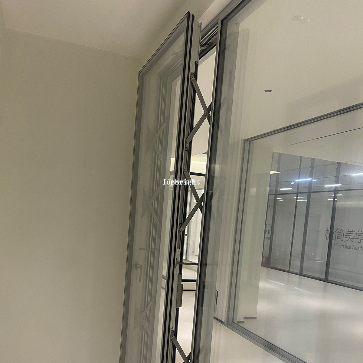 Solar-Powered Electric Casement Window 