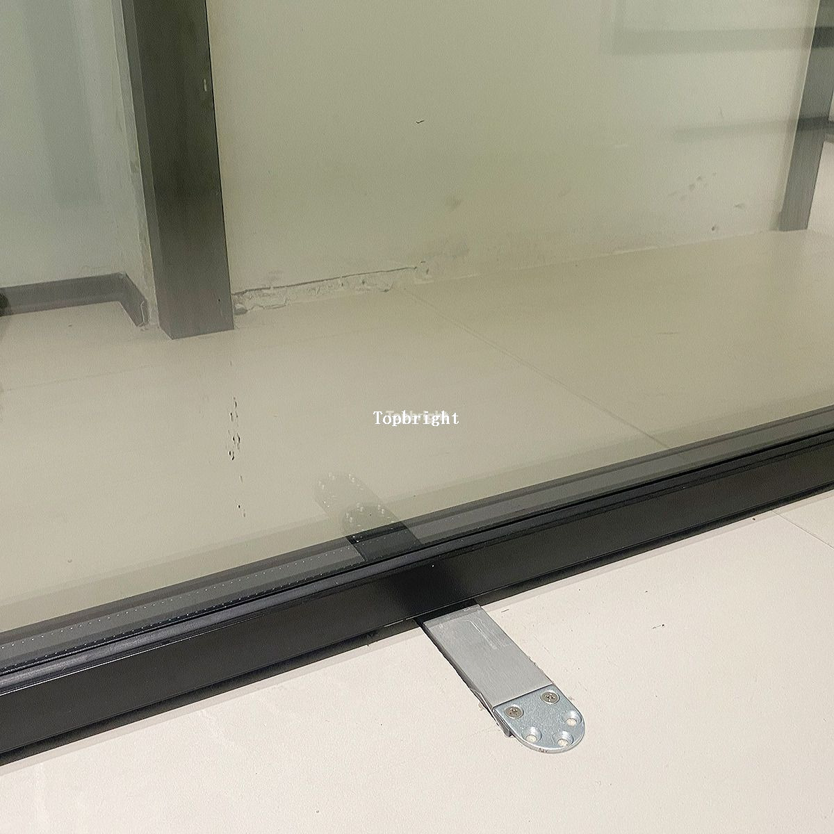 Aluminum Framed Glass Pivot Door with Auto-Open