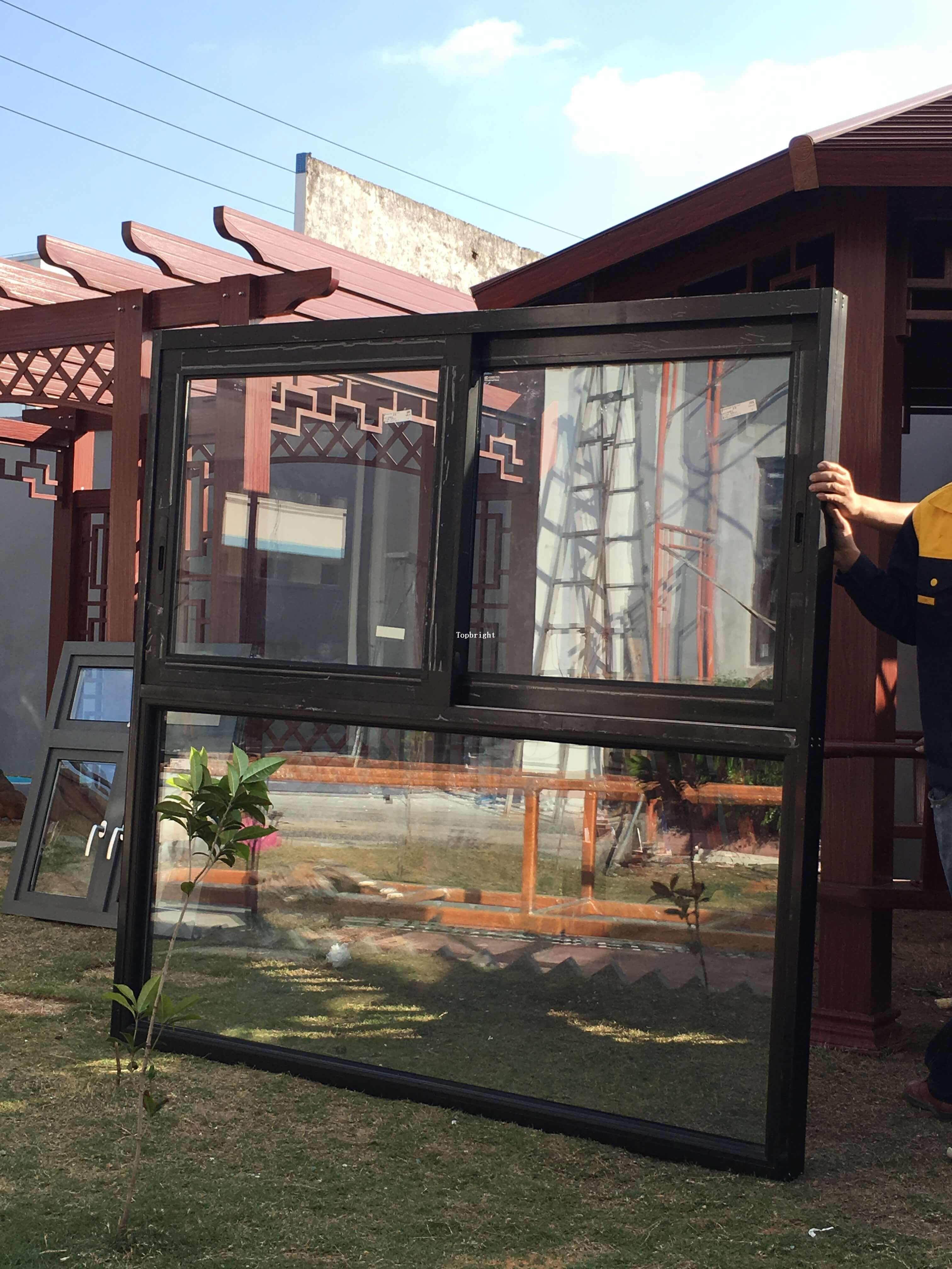 Sliding Window Aluminum Glass Slider Windows System For Building Project TP-W-SL010