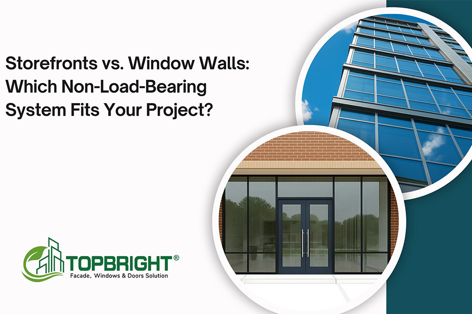 Storefronts Vs. Window Walls: Which Non-Load-Bearing System Fits Your Project?