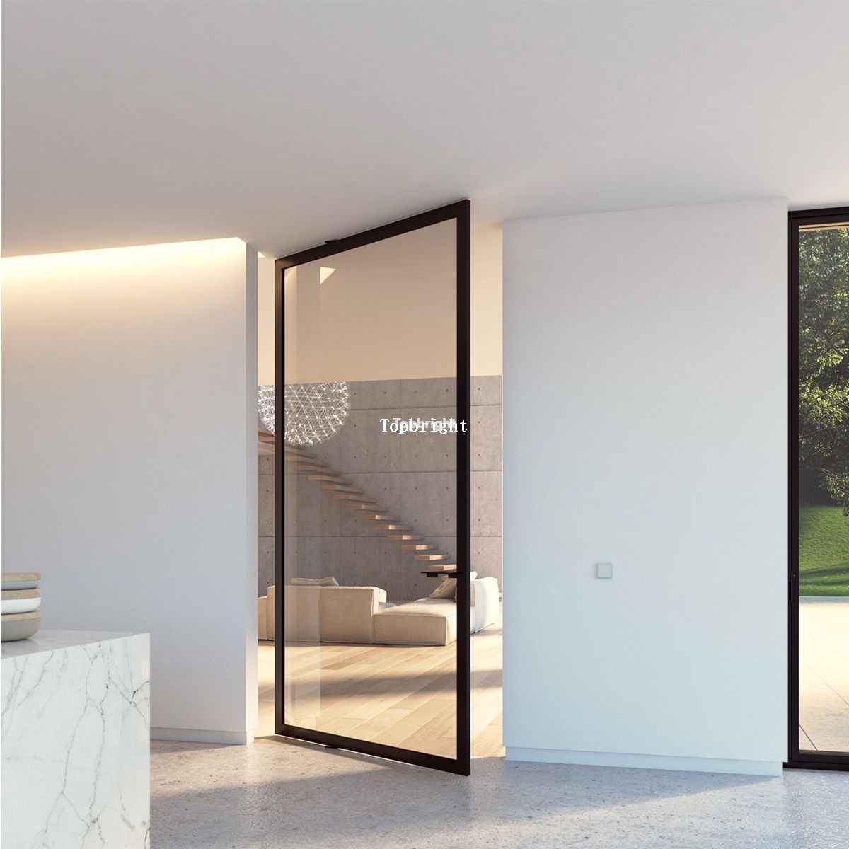 Aluminium Pivot Door for Commercial And Residential