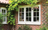 PVC Vinyl Low E Glass Gazed Plastic Frame Casement Window