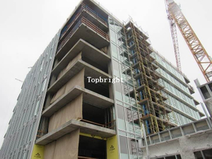 Stick Curtain Wall System Facade Project Thermal Efficiency TP-CW-ST004