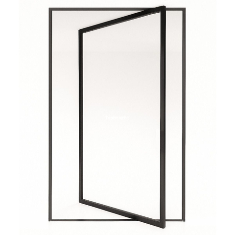 Aluminum Framed Glass Pivot Door with Auto-Open