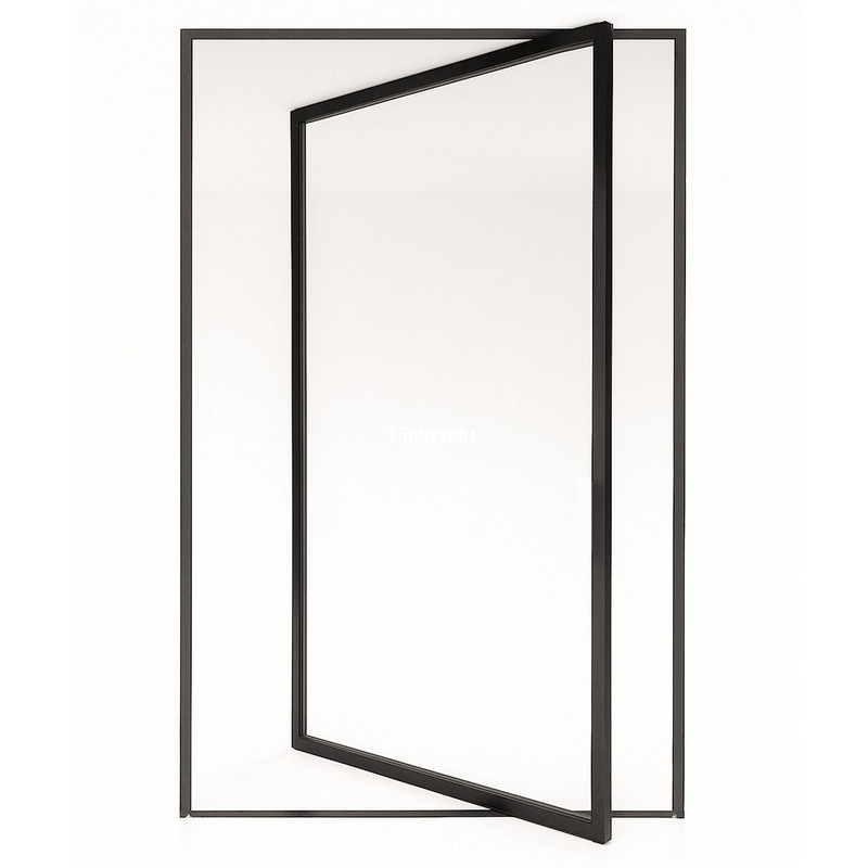 Aluminum Framed Glass Pivot Door with Auto-Open