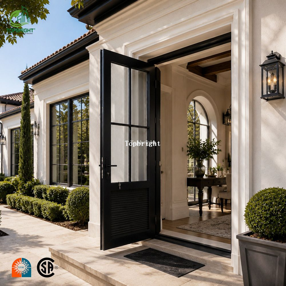TB 65 Low E Glass Aluminum Swing Door