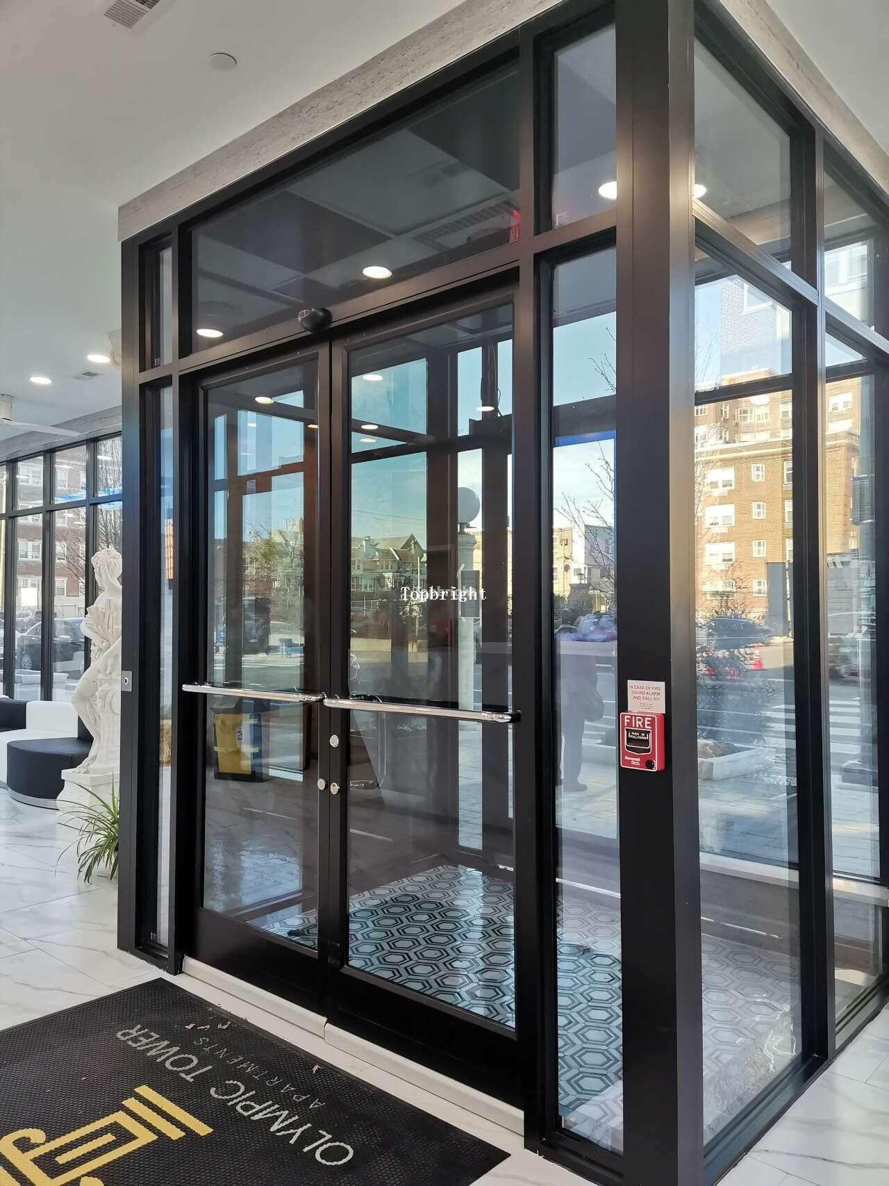Aluminum Commercial Storefront Door TB100