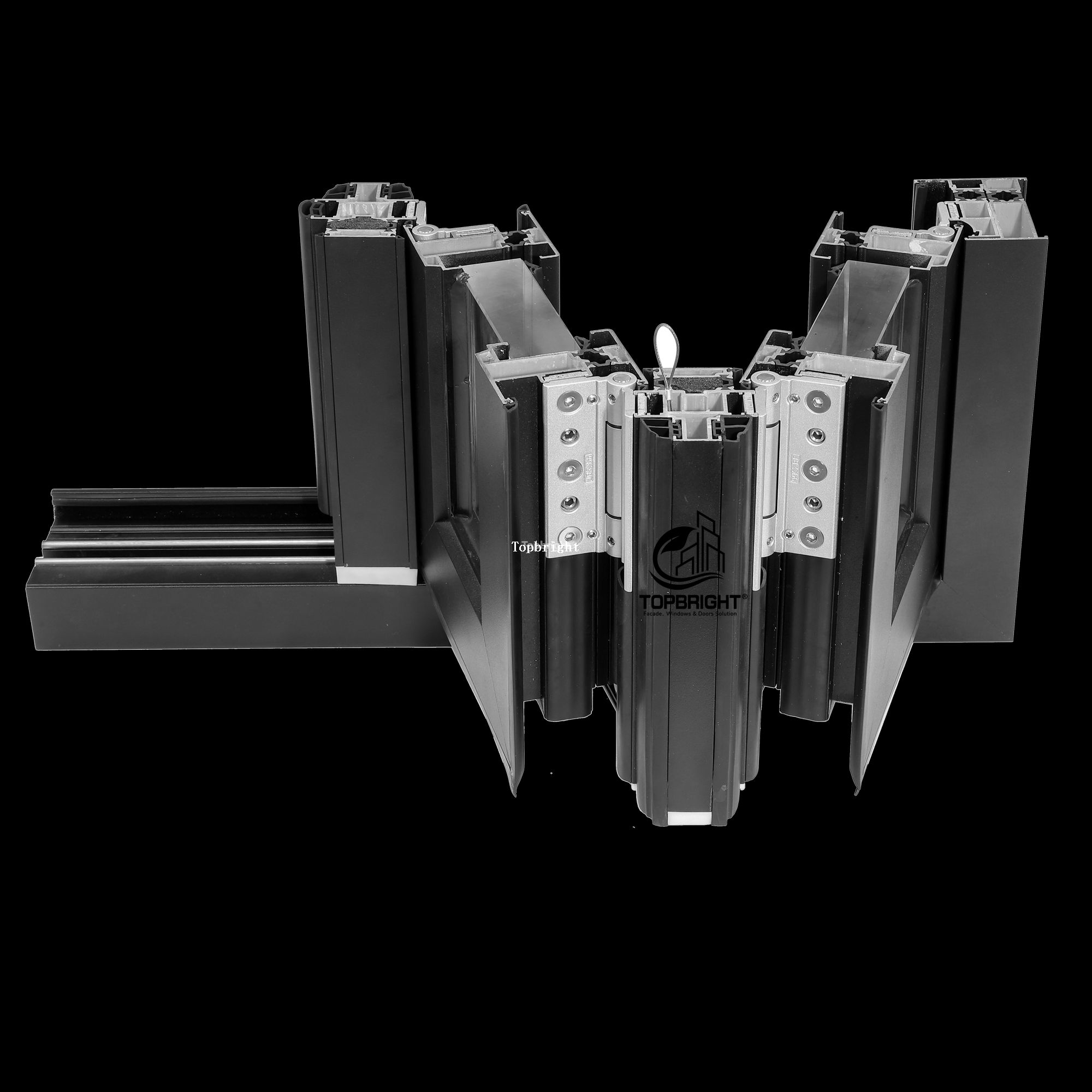 Florida Approved Thermal Break Aluminun Folding Door TB80
